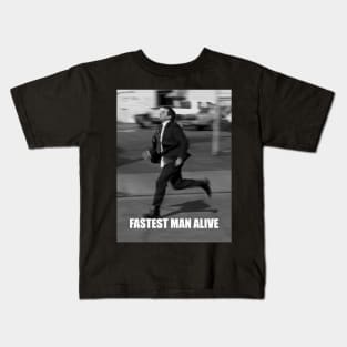 Fastest Man Alive Kids T-Shirt